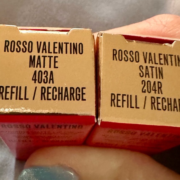 🆕 NIB 2 Valentino Lipstick Refills 403A 204R - Picture 4 of 10
